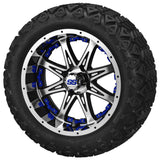 14" Revenge Black/Machined Lifted Tire & Wheel Combo