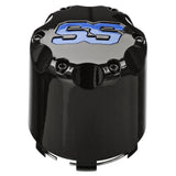 23x10.50-12 Black Trail II Tires on Black/Blue Casino Golf Cart Wheels