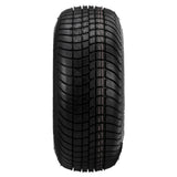 205/65-10 6Ply LSI Elite Tires on Black/Machined 14-Spoke Golf Cart Wheels